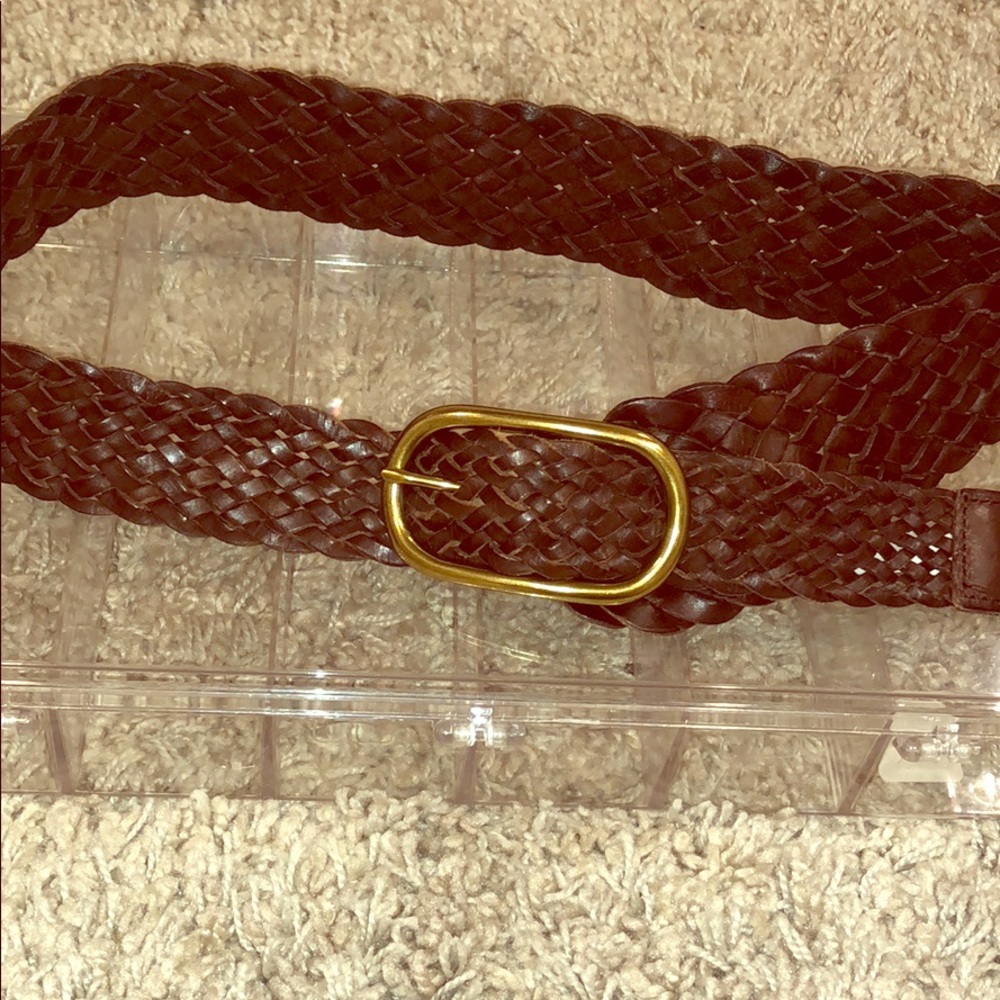 Anthropologie Genuine Leather Belt